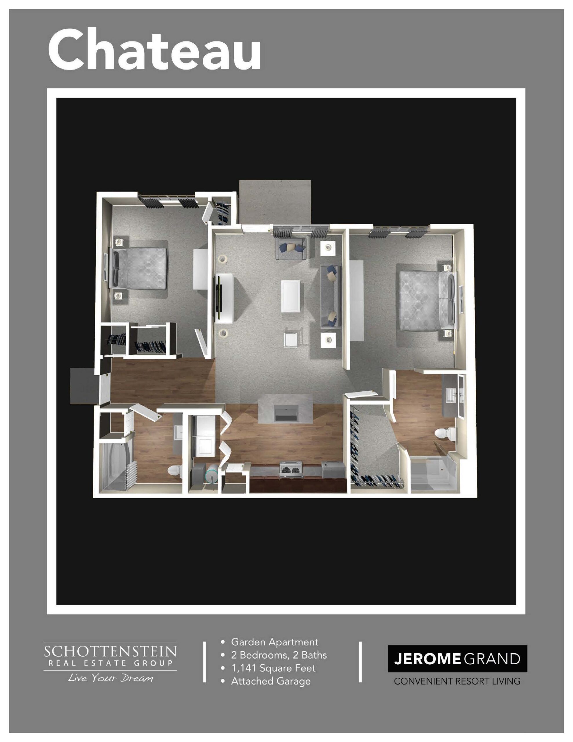 Jerome Grand Apartments Dublin OH Apartments for Rent Chateau Floor Plan
